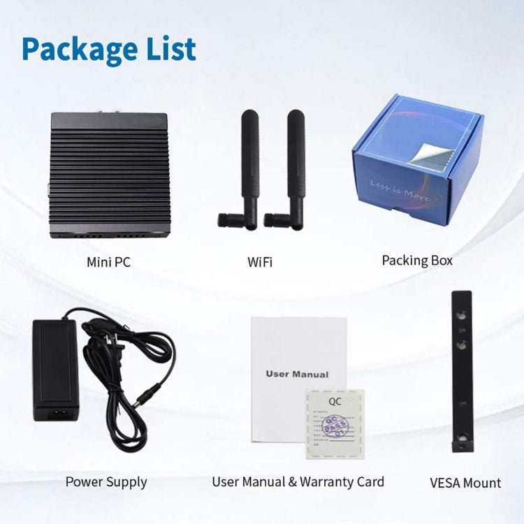 K660G4 Windows and Linux System Mini PC, Intel Celeron Processor N2840 Quad-Core 2M Cache,1.83GHz, up to 2.25GHz, 2GB RAM + 32GB SSD - Windows Mini PCs by PMc TechLife | Online Shopping South Africa | PMc TechLife | Buy Now Pay Later Mobicred