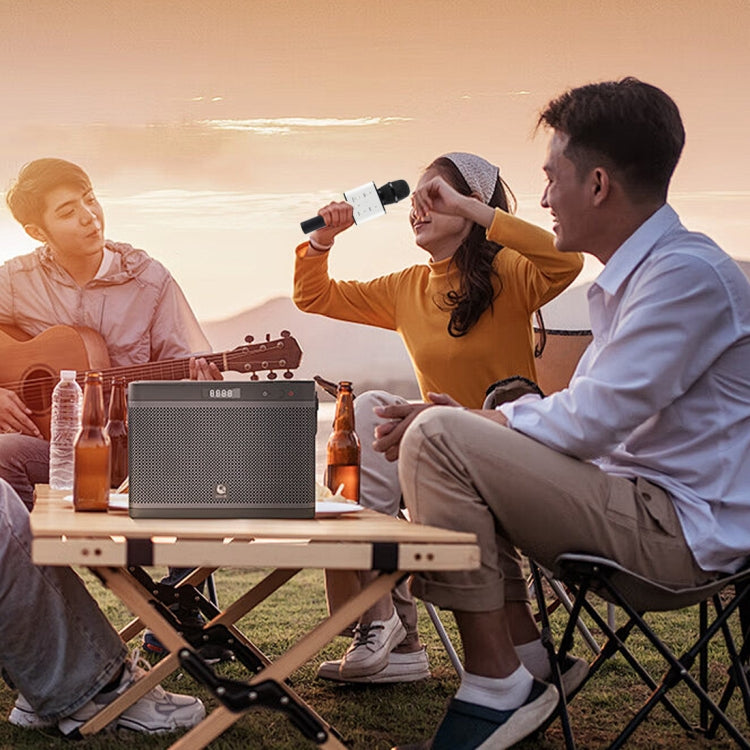 SDRD SD-08 Double Speakers High Sound Quality Handheld KTV Karaoke Recording Bluetooth Wireless Condenser Microphone(Rose Gold) - free shipping - PMC TechLife - Order now!