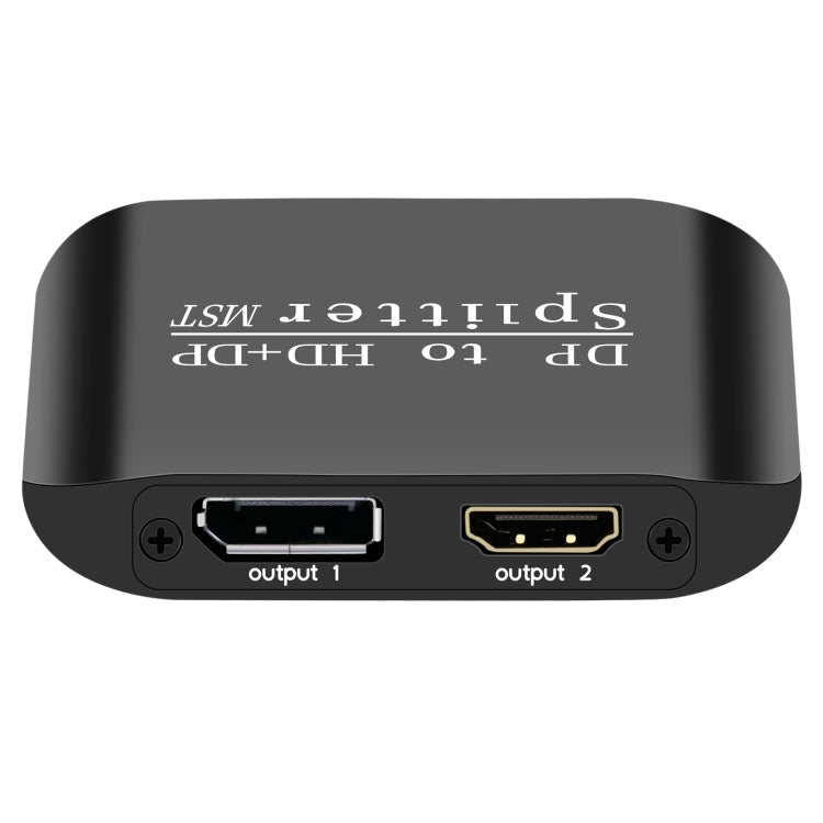 NK-W60 DP DisplayPort To HDMI, DP DisplayPort Splitter MST / SST Monitor Switcher (Black) - Switch by PMC TechLife | Online Shopping South Africa | PMC TechLife | Buy Now Pay Later Mobicred