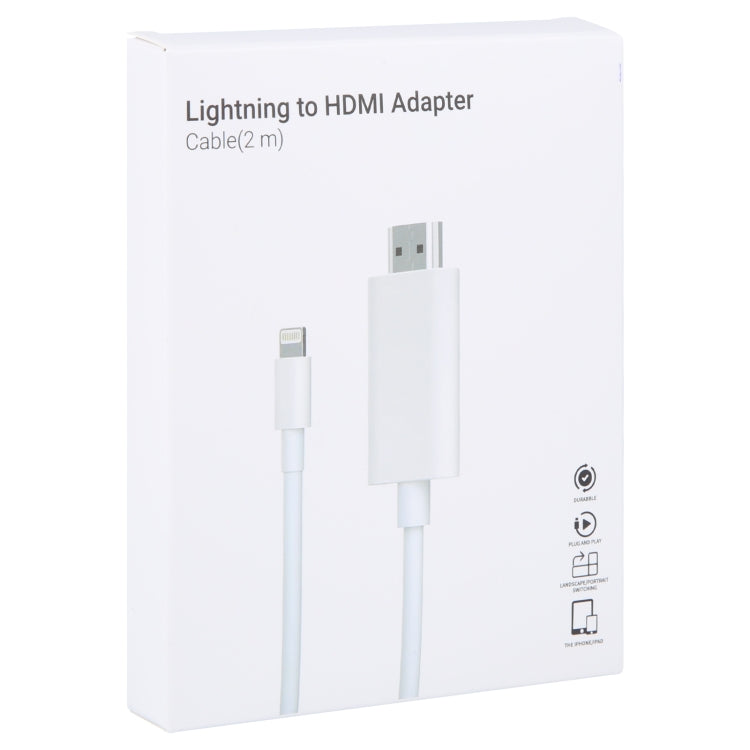 EP-808-H 8 Pin to HDMI Adapter Cable, Length: 2m - free shipping - PMC Jewellery - Order now!