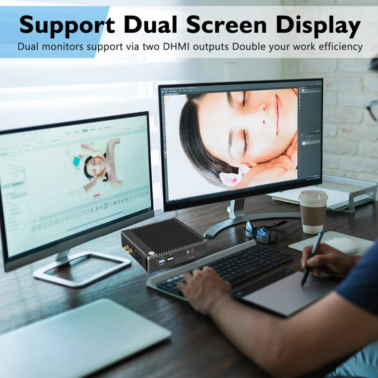 K620D Windows (Not Include XP) & Linux Mini PC, Intel Celeron N2840 Dual Core 4 Threads, up to 2.0GHz, 4GB RAM + 64GB SSD - Windows Mini PCs by PMC TechLife | Online Shopping South Africa | PMC TechLife | Buy Now Pay Later Mobicred