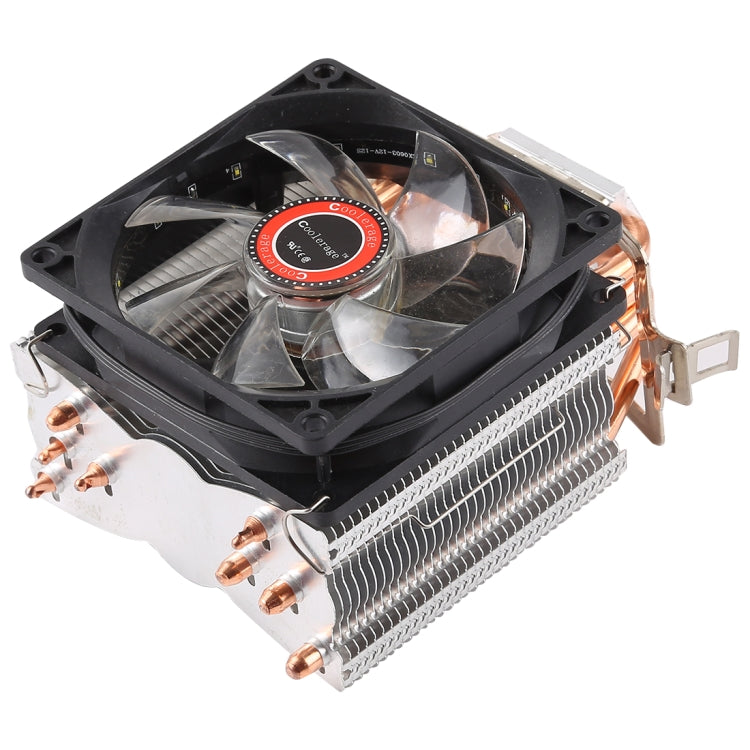 CoolAge L400 DC 12V 1600PRM 40.5cfm Heatsink Hydraulic Bearing Cooling Fan CPU Cooling Fan for AMD Intel 775 1150 1156 1151(White) - free shipping - PMC Jewellery - Order now!