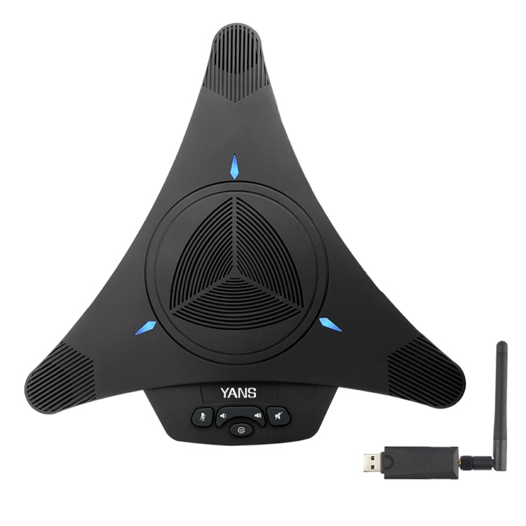 YANS YS-M21W USB Mini Port Video Conference Omnidirectional Microphone (Black) - free shipping - PMc TechLife - Order now!