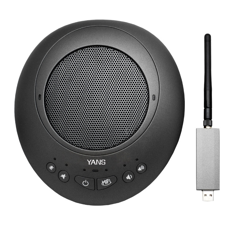 YANS YS-M31 2.4G Video Conference Wireless Omnidirectional Microphone(Black) - free shipping - PMc TechLife - Order now!