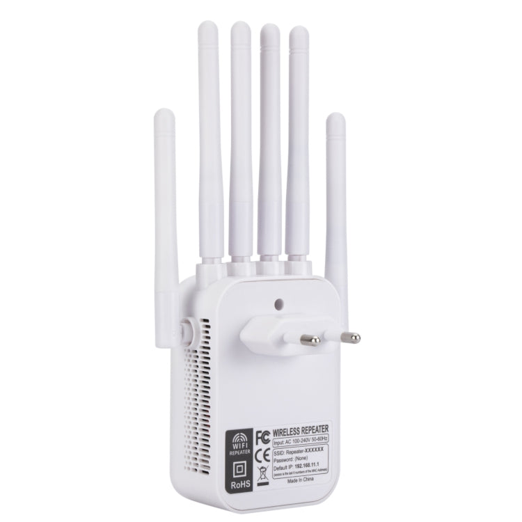 SM-011 Six-antenna 1200M Repeater WiFi Wireless Router (US Plug) - Wireless Routers by PMC TechLife | Online Shopping South Africa | PMC TechLife | Buy Now Pay Later Mobicred