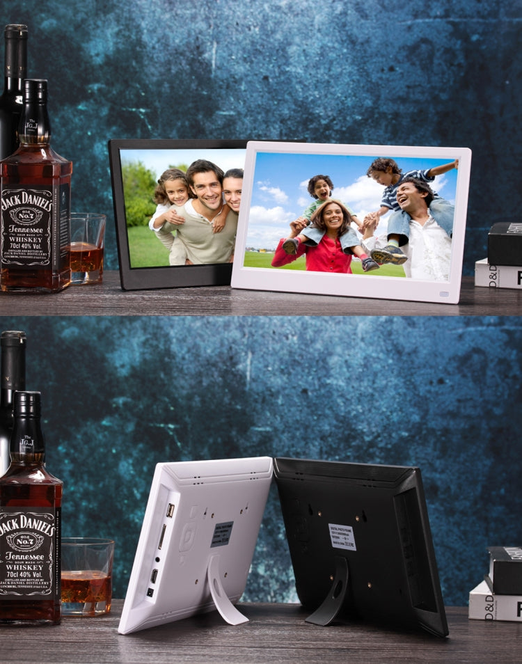 11.6 inch FHD LED Display Digital Photo Frame with Holder & Remote Control, MSTAR V56 Program, Support USB / SD Card Input (White) - 11-15 inch by PMC TechLife | Online Shopping South Africa | PMC TechLife | Buy Now Pay Later Mobicred