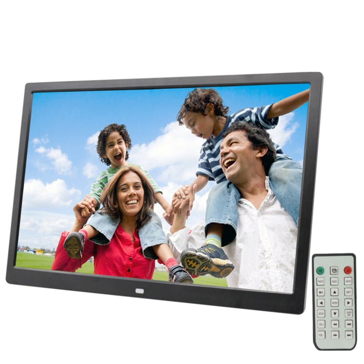 17.0 inch LED Display Digital Photo Frame with Holder / Remote Control, Allwinner Technology, Support USB / SD Card Input / OTG, US/EU/UK Plug(Black) - 15 inch Above by PMC TechLife | Online Shopping South Africa | PMC TechLife | Buy Now Pay Later Mobicred