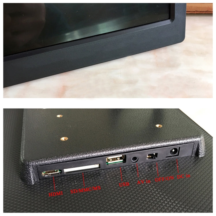 17.0 inch LED Display Digital Photo Frame with Holder / Remote Control, Allwinner Technology, Support USB / SD Card Input / OTG, US/EU/UK Plug(Black) - 15 inch Above by PMC TechLife | Online Shopping South Africa | PMC TechLife | Buy Now Pay Later Mobicred