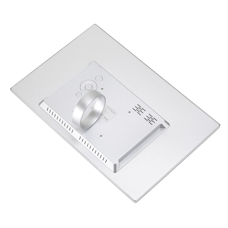 HSD1202 12.1 inch 1280x800 High Resolution Display Digital Photo Frame with Holder and Remote Control, Support SD / MMC / MS Card / USB Port, EU Plug(Silver) - 11-15 inch by PMC TechLife | Online Shopping South Africa | PMC TechLife | Buy Now Pay Later Mobicred