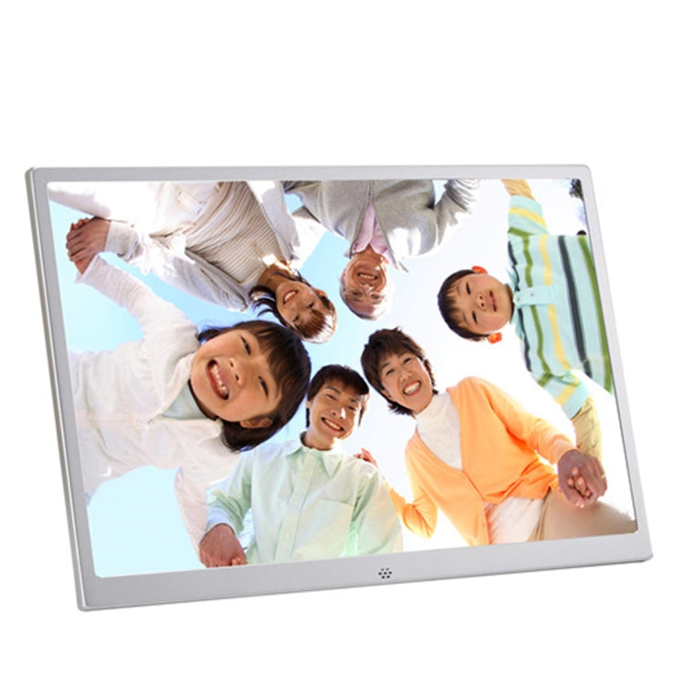 HSD1504 15.4 inch LED 1280x800 High Resolution Display Digital Photo Frame with Holder and Remote Control, Support SD / MMC / MS Card / USB Port, US Plug(Silver) - 15 inch Above by PMC TechLife | Online Shopping South Africa | PMC TechLife | Buy Now Pay Later Mobicred