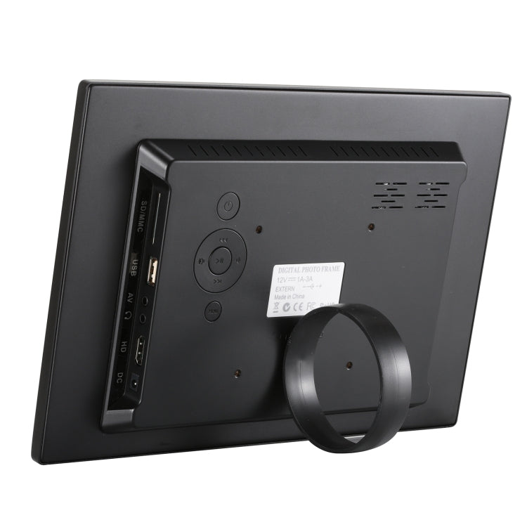 HSD1707 17 inch LED 1440X900 High Resolution Display Digital Photo Frame with Holder and Remote Control, Support SD / MMC / MS Card / USB Port, US Plug(Black) - free shipping - PMC Jewellery - Order now!