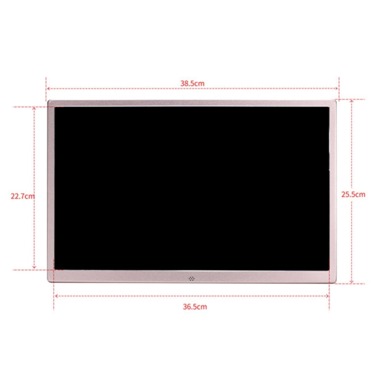 HSD1707 17 inch LED 1440X900 High Resolution Display Digital Photo Frame with Holder and Remote Control, Support SD / MMC / MS Card / USB Port, US Plug(Gold) - 15 inch Above by PMC TechLife | Online Shopping South Africa | PMC TechLife | Buy Now Pay Later Mobicred