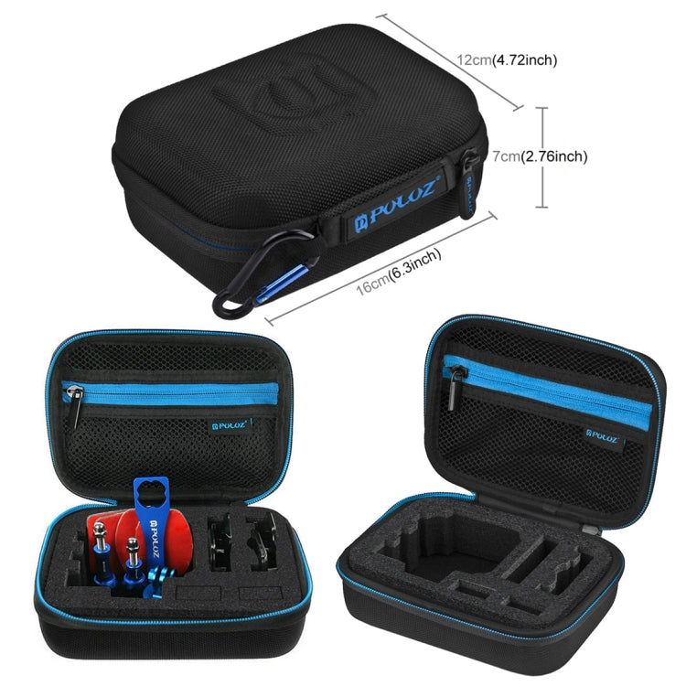 PULUZ 13 in 1 CNC Metal Accessories Combo Kits with EVA Case (Screws + Surface Mounts + Tripod Adapter + Storage Bag + Wrench) for GoPro, Insta360, DJI and Other Action Cameras - free shipping - PMC TechLife - Order now!