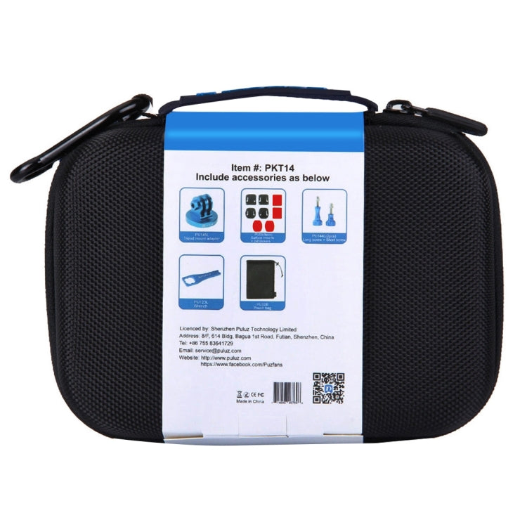 PULUZ 13 in 1 CNC Metal Accessories Combo Kits with EVA Case (Screws + Surface Mounts + Tripod Adapter + Storage Bag + Wrench) for GoPro, Insta360, DJI and Other Action Cameras - free shipping - PMC TechLife - Order now!