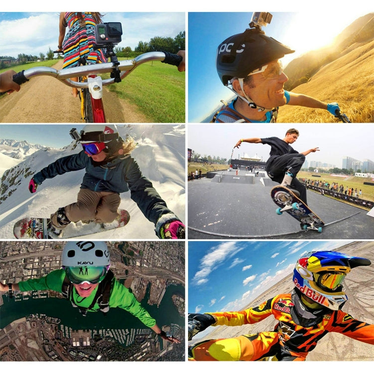 PULUZ 45 in 1 Accessories Ultimate Combo Kits with Orange EVA Case (Chest Strap + Suction Cup Mount + 3-Way Pivot Arms + J-Hook Buckle + Wrist Strap + Helmet Strap + Surface Mounts + Tripod Adapter +  ...  for GoPro, Insta360, DJI and Other Action Cameras -  by PULUZ | Online Shopping South Africa | PMC TechLife | Buy Now Pay Later Mobicred