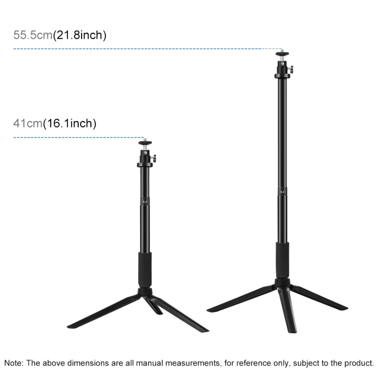 PULUZ Tripod Mount +  Extension Rod + Live Broadcast Dual Phone Bracket + 6.2 inch 16cm LED Ring Vlogging Video Light Kits - free shipping - PMC Jewellery - Order now!