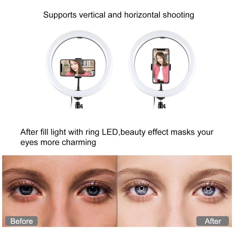 PULUZ 11.8 inch 30cm RGB Light 1.1m Tripod Mount Dimmable LED Ring Vlogging Selfie Photography Video Lights Live Broadcast Kits with Cold Shoe Tripod Ball Head & Phone Clamp(AU Plug) - free shipping - PMC Jewellery - Order now!