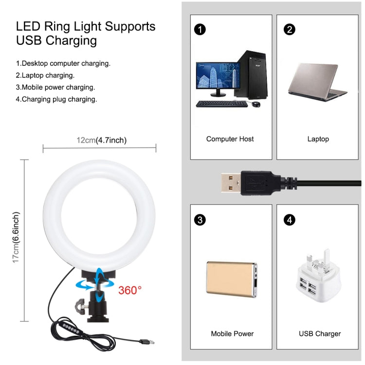 PULUZ 4 in 1 Vlogging Live Broadcast Smartphone Video Rig + 4.7 inch 12cm RGBW Ring LED Selfie Light + Microphone + Pocket Tripod Mount Kits with Cold Shoe Tripod Head(Red) - free shipping - PMC TechLife - Order now!