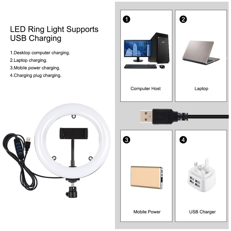 PULUZ 7.9 inch 20cm Mirror Light+ 1.1m Tripod Mount USB 3 Modes Dimmable Dual Color Temperature LED Curved Light Ring Vlogging Selfie Photography Video Lights with Mirror & Phone Clamp(Black) - free shipping - PMC Jewellery - Order now!
