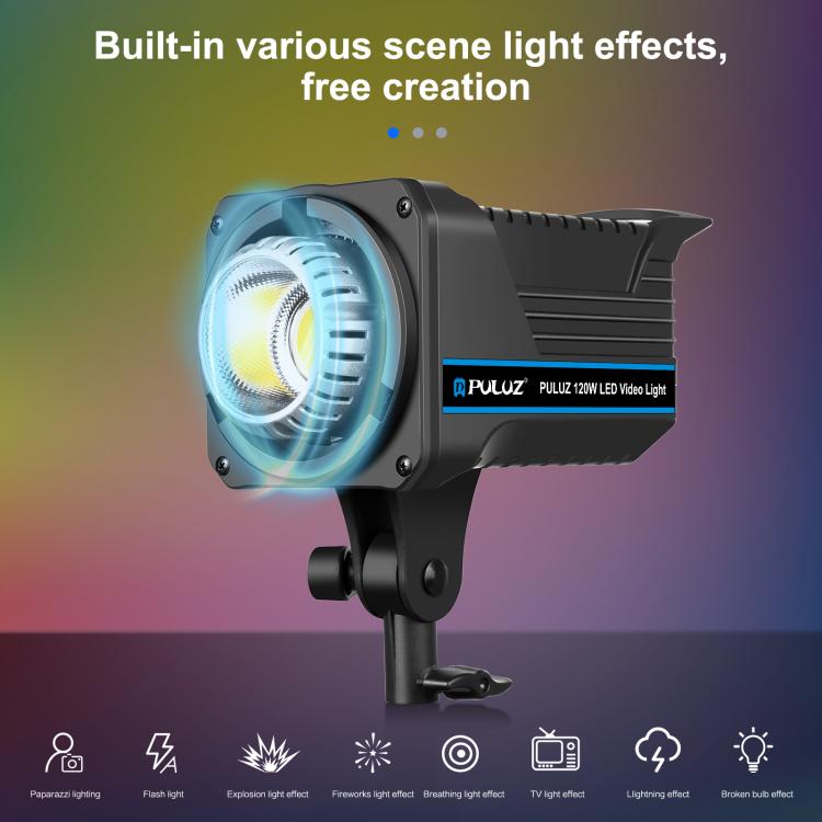 PULUZ 220V 120W Studio Video Light + 2.8m Light Holder + 65cm Foldable Lantern Softbox Photography Kit(US Plug) - free shipping - PMC TechLife - Order now!