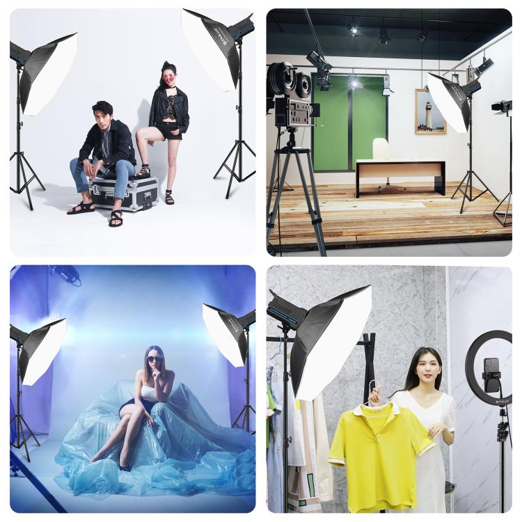 PULUZ 120W Photo Studio Strobe Flash Light Kit with Softbox Reflector & Tripod(UK Plug) - free shipping - PMC TechLife - Order now!