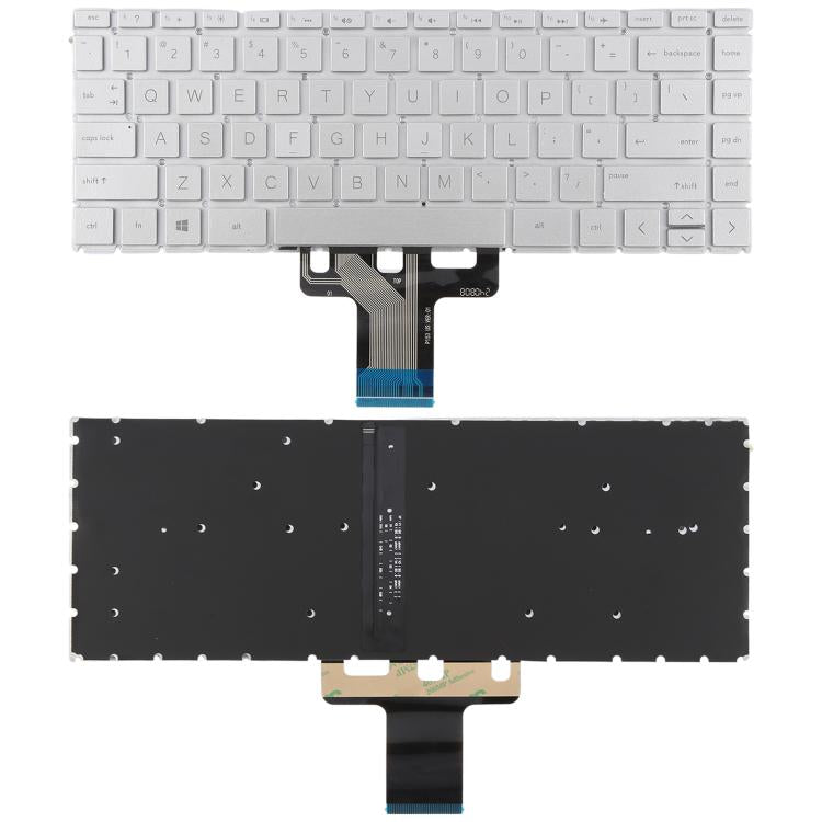 For HP Pavilion X360 14S-DK 14S-DP 14S-DQ 14S-CR 14s-CF 14-CE 14-CF 14S-DF/DK 14-CK 14-CD 14-CM 14S-DR 14S-fr US Version Keyboard with Backlight (Silver) - free shipping - PMC TechLife - Order now!