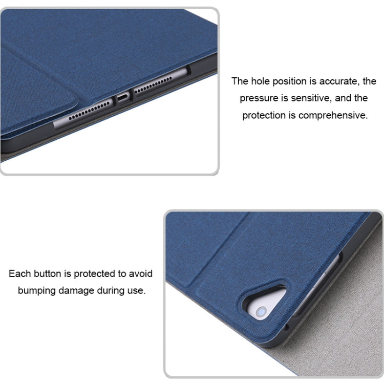 508A Detachable Bluetooth Keyboard + Horizontal Flip Leather Tablet Case with Holder & Colorful Backlight for iPad Pro 9.7 inch, iPad Air, iPad Air 2, iPad 9.7 inch (2017), iPad 9.7 inch (2018)(Blue) - For iPad Pro by PMC TechLife | Online Shopping South Africa | PMC TechLife