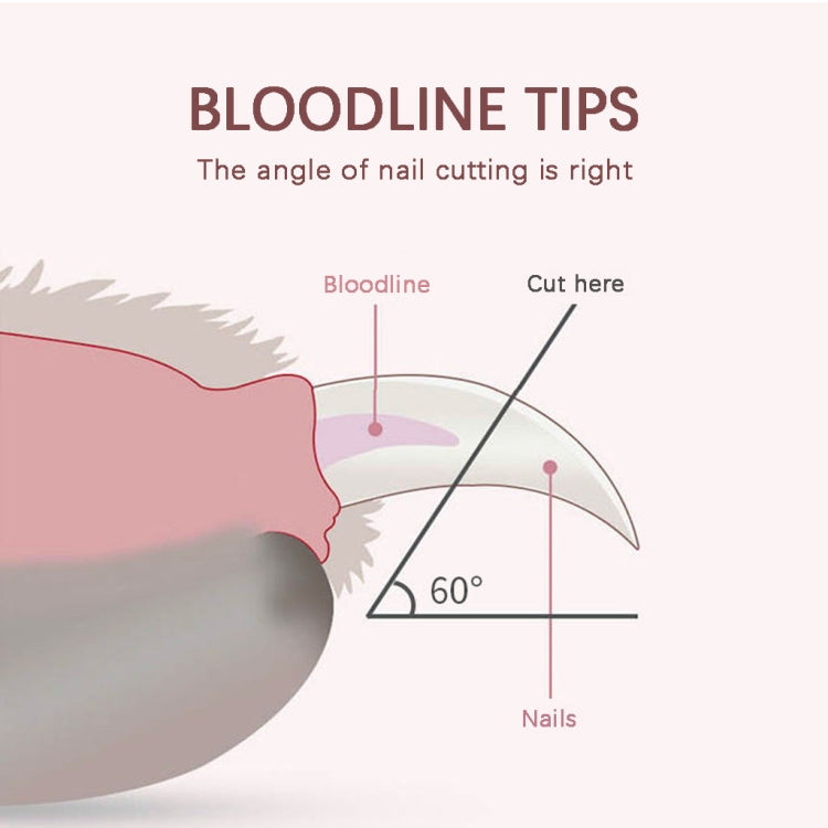 Pet Cat and Dog LED Light Nail Clippers (Pink) - Fingernail Trimmers by PMc TechLife | Online Shopping South Africa | PMc TechLife | Buy Now Pay Later Mobicred