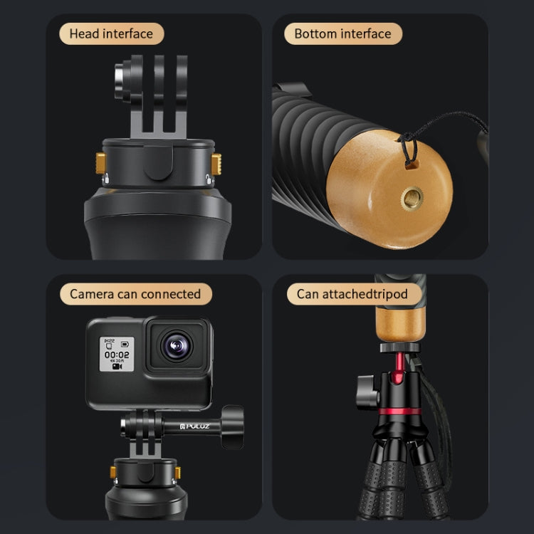 PULUZ Quick Release Floating Handle Hand Grip (Black) - free shipping - PMC TechLife - Order now!