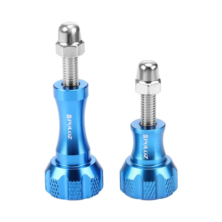PULUZ CNC Aluminum Thumb Knob Stainless Bolt Nut Screw Set for GoPro Hero12 Black / Hero11 /10 /9 /8 /7 /6 /5, Insta360 Ace / Ace Pro, DJI Osmo Action 4 and Other Action Cameras(Blue) - free shipping - PMC TechLife - Order now!