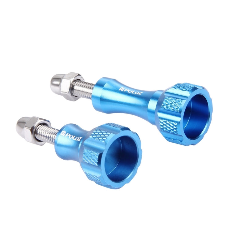 PULUZ CNC Aluminum Thumb Knob Stainless Bolt Nut Screw Set for GoPro Hero12 Black / Hero11 /10 /9 /8 /7 /6 /5, Insta360 Ace / Ace Pro, DJI Osmo Action 4 and Other Action Cameras(Blue) - free shipping - PMC TechLife - Order now!