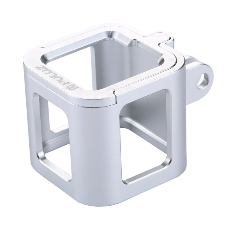 PULUZ Housing Shell CNC Aluminum Alloy Protective Cage with Insurance Frame for GoPro HERO5 Session /HERO4 Session /HERO Session(Silver) - Metal Cases by PULUZ | Online Shopping South Africa | PMC TechLife | Buy Now Pay Later Mobicred