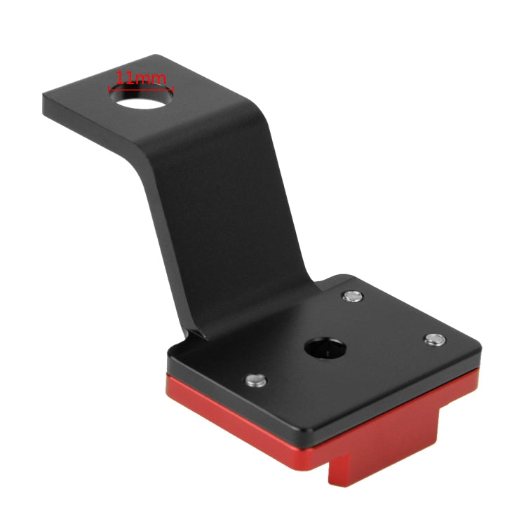 PULUZ Fixed Metal Motorcycle Holder Mount for GoPro, Insta360, DJI and Other Action Cameras(Red) - Holder by PULUZ | Online Shopping South Africa | PMC TechLife | Buy Now Pay Later Mobicred