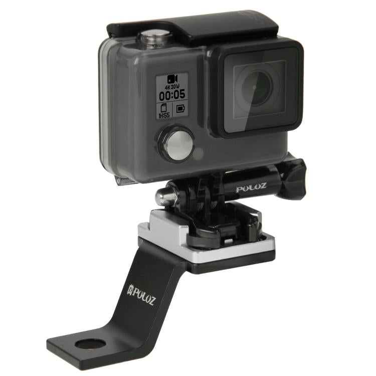 PULUZ Fixed Metal Motorcycle Holder Mount for GoPro, Insta360, DJI and Other Action Cameras(Silver) - free shipping - PMC TechLife - Order now!