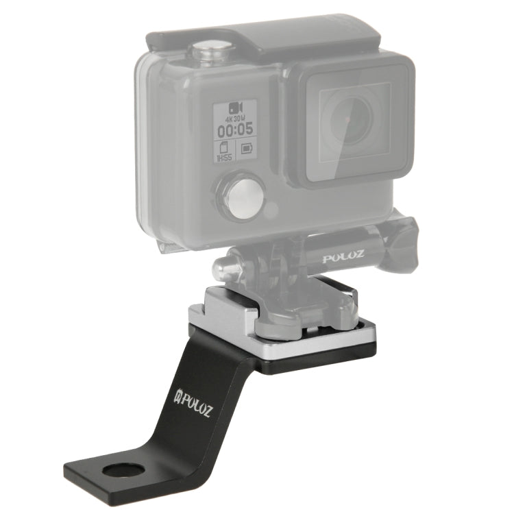 PULUZ Fixed Metal Motorcycle Holder Mount for GoPro, Insta360, DJI and Other Action Cameras(Silver) - free shipping - PMC TechLife - Order now!
