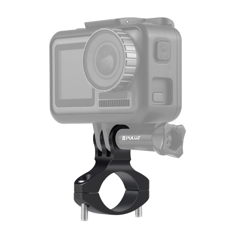 PULUZ Bike Handlebar Adapter Aluminum Mount for GoPro, Insta360, DJI and Other Action Cameras(Black) - Bicycle Handlebar Mount by PULUZ | Online Shopping South Africa | PMC TechLife | Buy Now Pay Later Mobicred