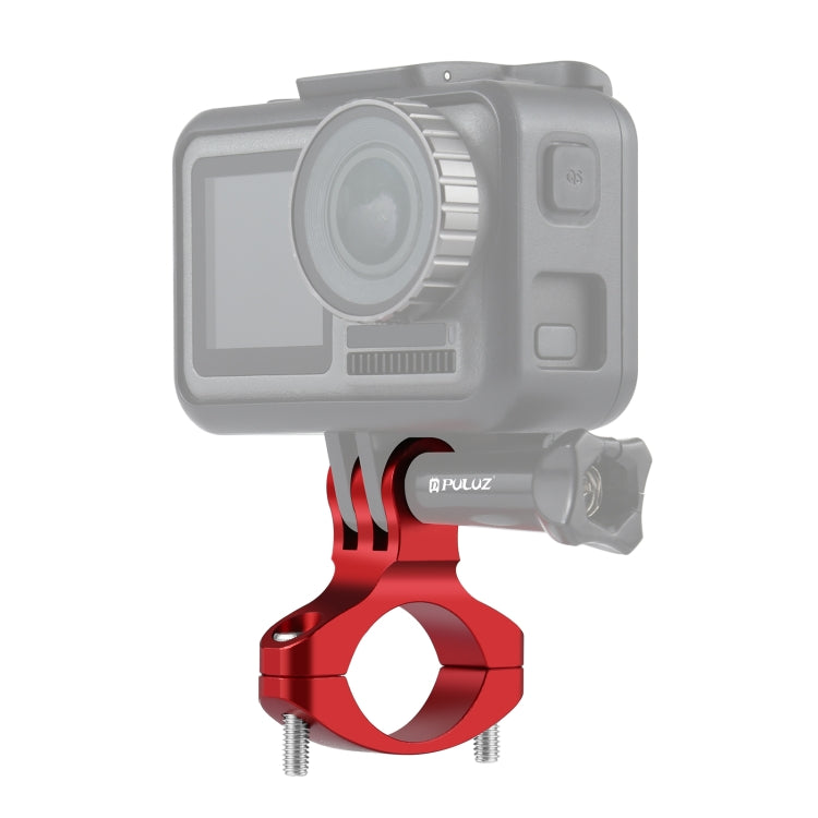 PULUZ Bike Handlebar Adapter Aluminum Mount for GoPro, Insta360, DJI and Other Action Cameras(Red) - Bicycle Handlebar Mount by PULUZ | Online Shopping South Africa | PMC TechLife | Buy Now Pay Later Mobicred