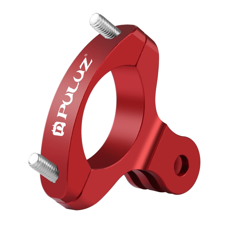 PULUZ Bike Handlebar Adapter Aluminum Mount for GoPro, Insta360, DJI and Other Action Cameras(Red) - Bicycle Handlebar Mount by PULUZ | Online Shopping South Africa | PMC TechLife | Buy Now Pay Later Mobicred