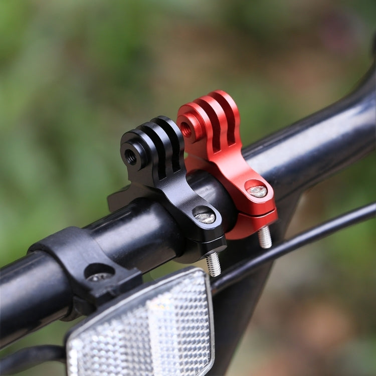 PULUZ Bike Handlebar Adapter Aluminum Mount for GoPro, Insta360, DJI and Other Action Cameras(Red) - Bicycle Handlebar Mount by PULUZ | Online Shopping South Africa | PMC TechLife | Buy Now Pay Later Mobicred