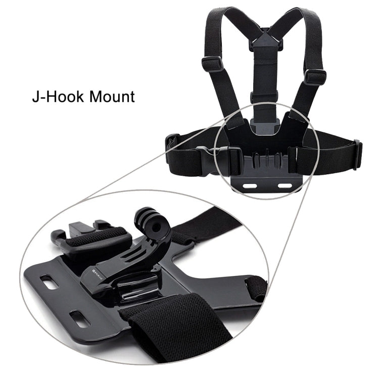 2 PCS PULUZ Black Vertical Surface J-Hook Buckle Mount Set for PULUZ Action Sports Cameras Jaws Flex Clamp Mount for GoPro, Insta360, DJI and Other Action Cameras(Black) - Connection Mount by PULUZ | Online Shopping South Africa | PMC TechLife | Buy Now Pay Later Mobicred