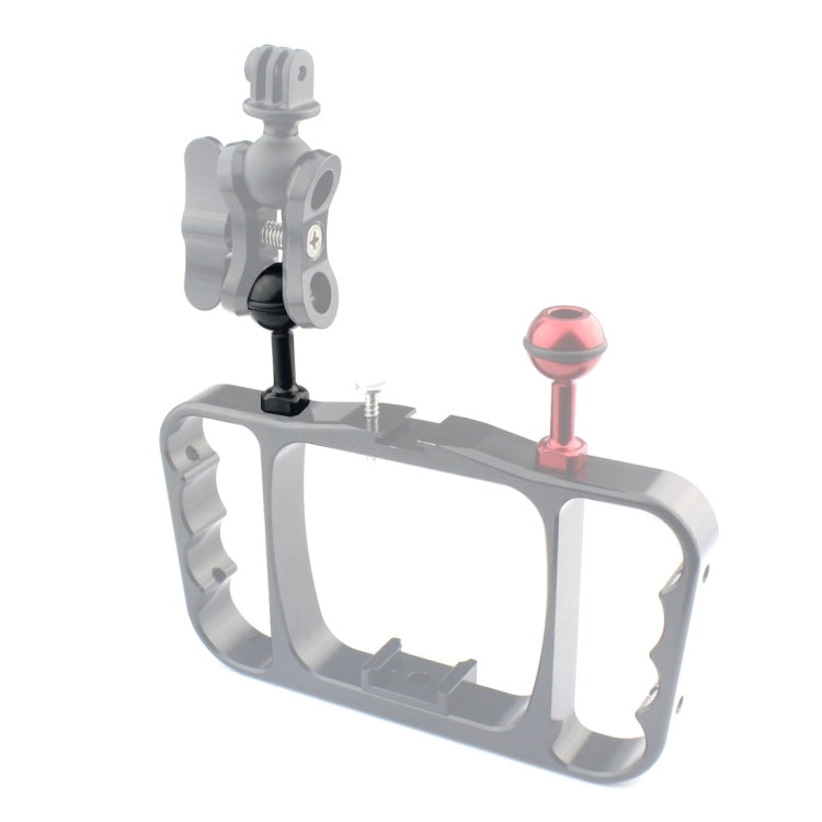 PULUZ 1/4 inch Screw Aluminum Ball Adapter Mount for GoPro, Insta360, DJI and Other Action Cameras, Diameter: 2.5cm(Black) - free shipping - PMC TechLife - Order now!