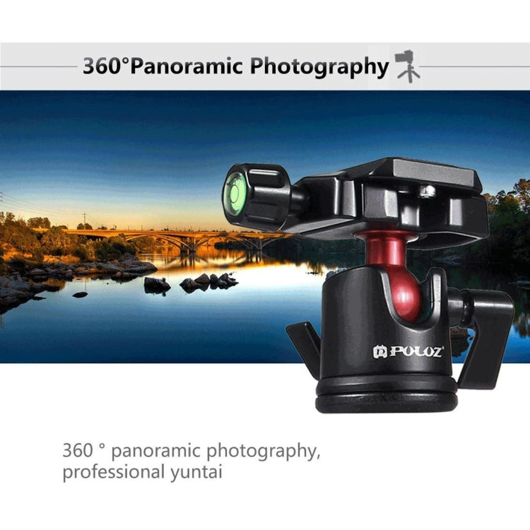 PULUZ  Pocket Mini Microspur Photos Magnesium Alloy Tripod Mount with 360 Degree Ball Head  for DSLR &  Digital Camera, Adjustable Height: 24.5-57cm, Load Max: 3kg - free shipping - PMc TechLife - Order now!