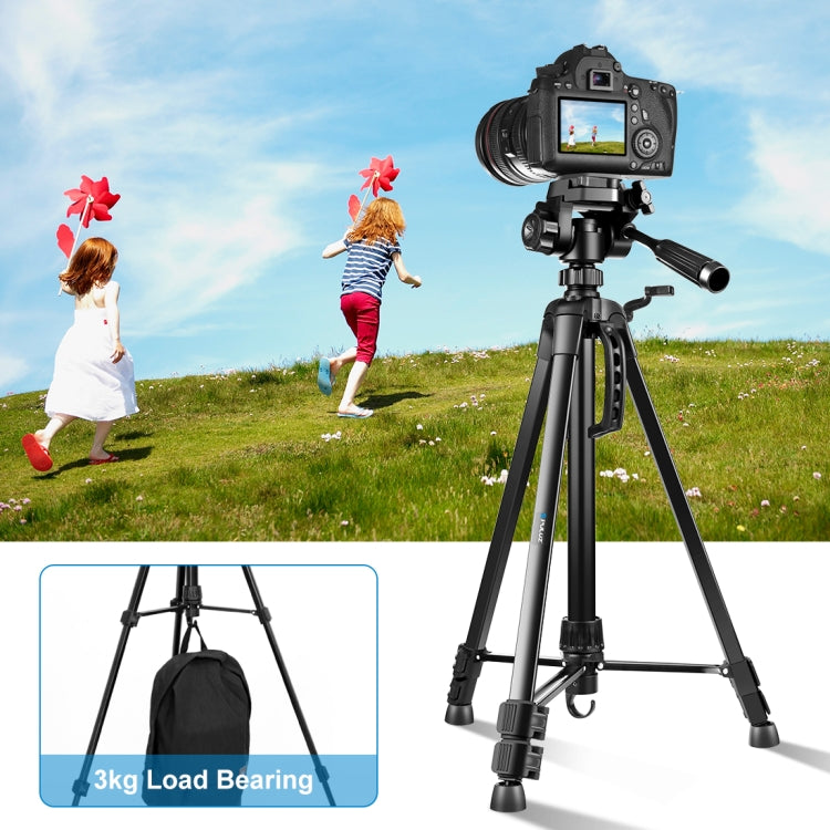 PULUZ Aluminum Selfie Live Tripod Mount with Three-dimensional Head & Phone Clamp(Black) - free shipping - PMC TechLife - Order now!