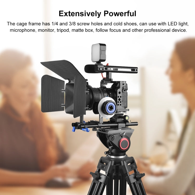 PULUZ Video Camera Cage Filmmaking Rig for Nikon Z6 / Z7(Black) - Camera Cage by PULUZ | Online Shopping South Africa | PMC TechLife | Buy Now Pay Later Mobicred