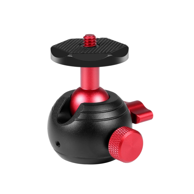 PULUZ 360 Degree Panoramic Metal Tripod Ball Head Adapter(Red) - free shipping - PMC TechLife - Order now!