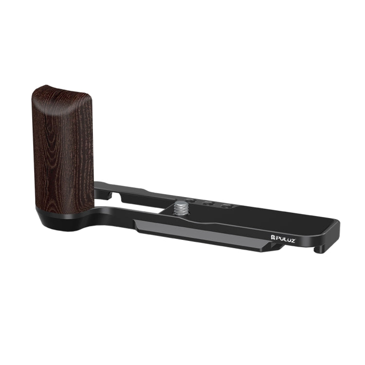 For Fujifilm X100VI PULUZ 1/4 inch Vertical Shoot Quick Release L Plate Bracket Base Holder (Black) - free shipping - PMC TechLife - Order now!