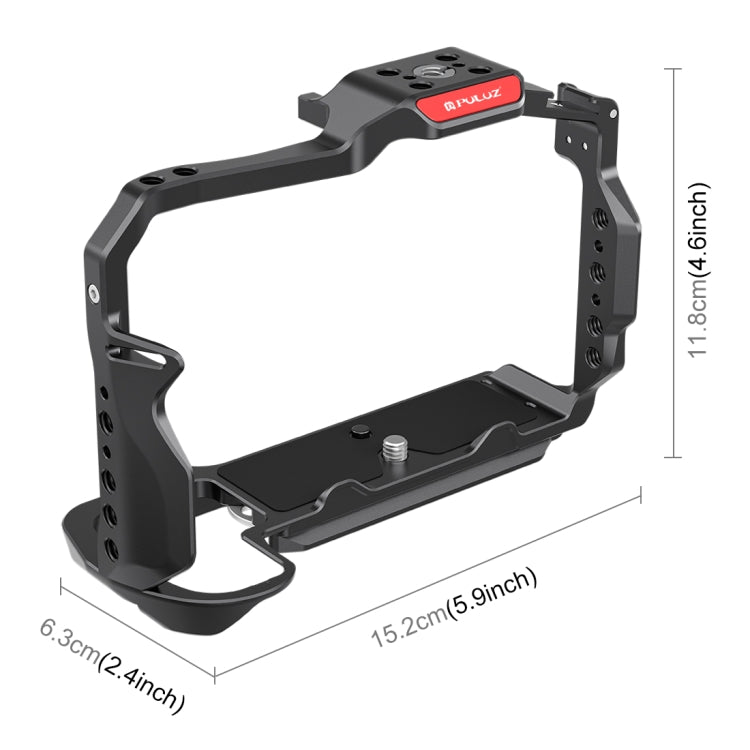 For Nikon Z6III / Z6II PULUZ Metal Camera Cage Stabilizer Rig (Black) - free shipping - PMC TechLife - Order now!