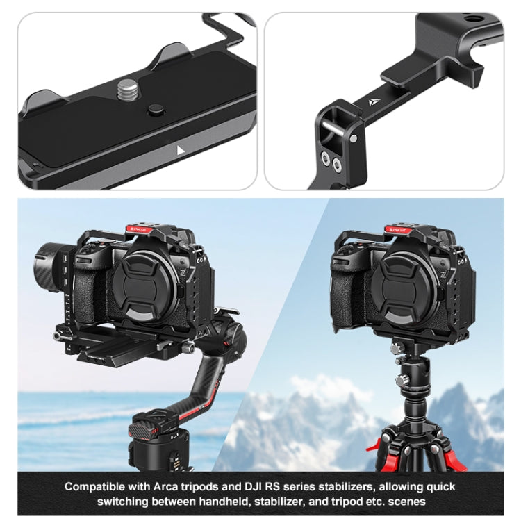 For Nikon Z6III / Z6II PULUZ Metal Camera Cage Stabilizer Rig (Black) - free shipping - PMC TechLife - Order now!