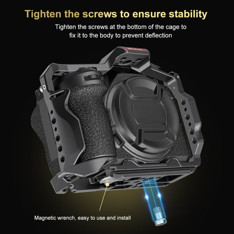 For Nikon Z6III / Z6II PULUZ Metal Camera Cage Stabilizer Rig (Black) - free shipping - PMC TechLife - Order now!