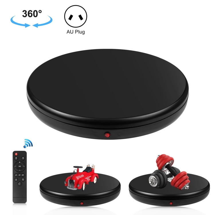 PULUZ 45cm Remote Control Adjusting Speed Rotating Turntable Display Stand, Black, Load 100kg(AU Plug) - free shipping - PMC TechLife - Order now!